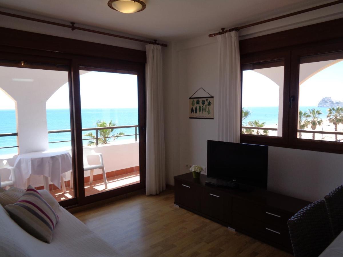 Apartament Primera Linea De Playa, Ada Benedicto Xiii, Aire Acondicionado, Wifi, Parking Peñiscola Zewnętrze zdjęcie