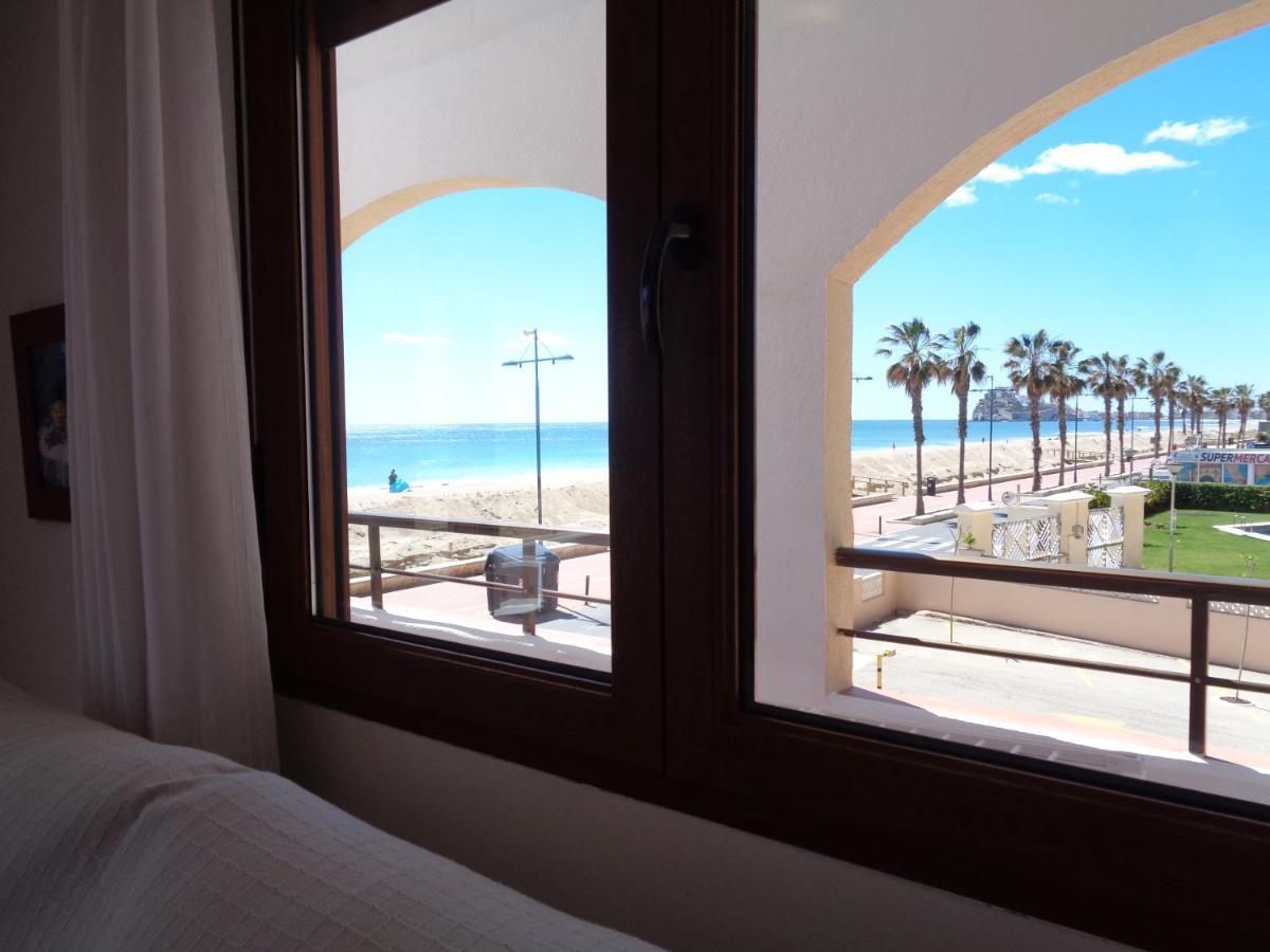 Apartament Primera Linea De Playa, Ada Benedicto Xiii, Aire Acondicionado, Wifi, Parking Peñiscola Zewnętrze zdjęcie