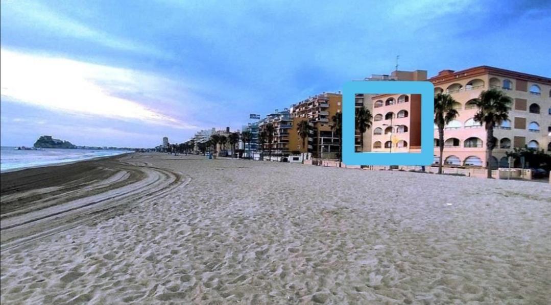 Apartament Primera Linea De Playa, Ada Benedicto Xiii, Aire Acondicionado, Wifi, Parking Peñiscola Zewnętrze zdjęcie