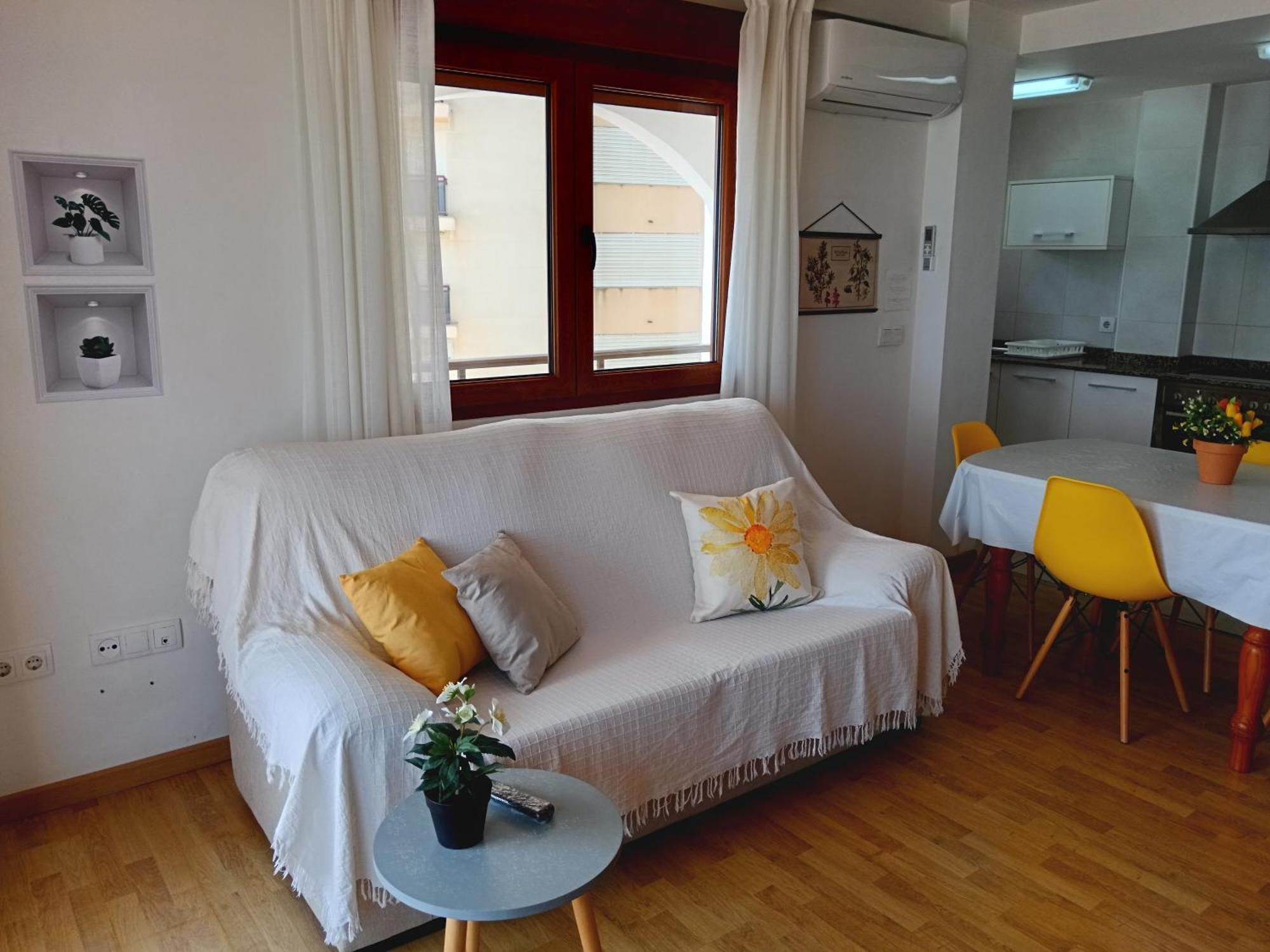 Apartament Primera Linea De Playa, Ada Benedicto Xiii, Aire Acondicionado, Wifi, Parking Peñiscola Zewnętrze zdjęcie