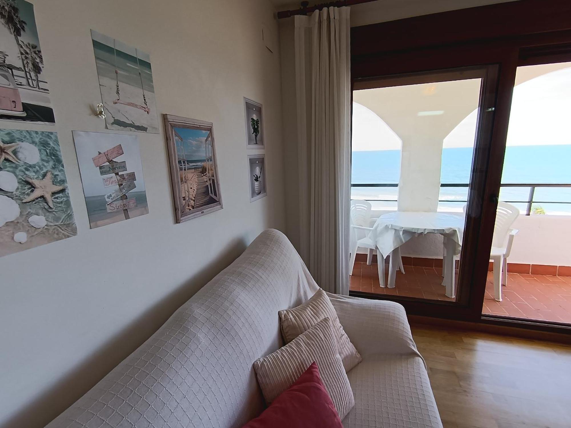 Apartament Primera Linea De Playa, Ada Benedicto Xiii, Aire Acondicionado, Wifi, Parking Peñiscola Zewnętrze zdjęcie