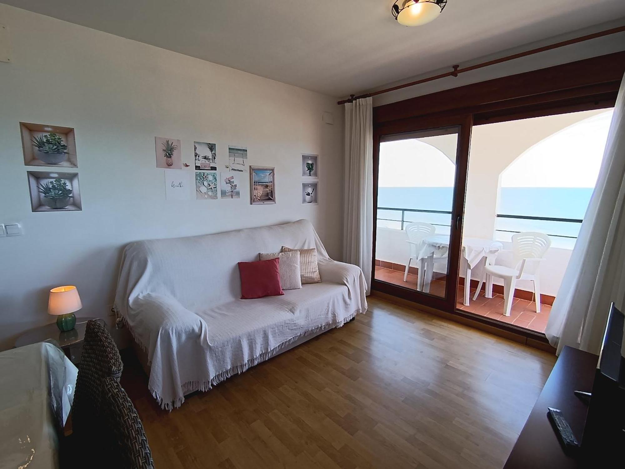 Apartament Primera Linea De Playa, Ada Benedicto Xiii, Aire Acondicionado, Wifi, Parking Peñiscola Zewnętrze zdjęcie