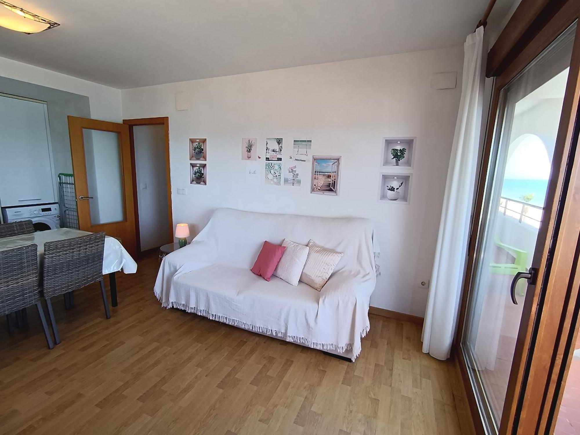 Apartament Primera Linea De Playa, Ada Benedicto Xiii, Aire Acondicionado, Wifi, Parking Peñiscola Zewnętrze zdjęcie